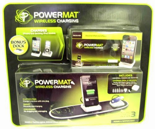  PowerMat Power Mat Wireless Charging Mat + iPhone Dock