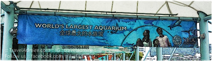 SEA aquarium entrance