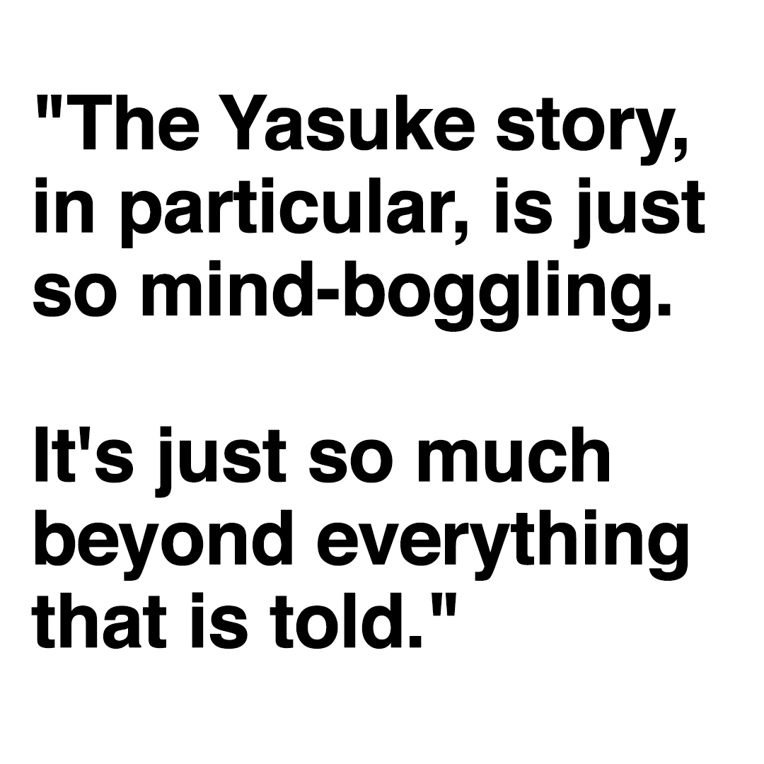 Yasuke story is so mind boggling, its so much beyond everythign that has been told - Thomas Lockley