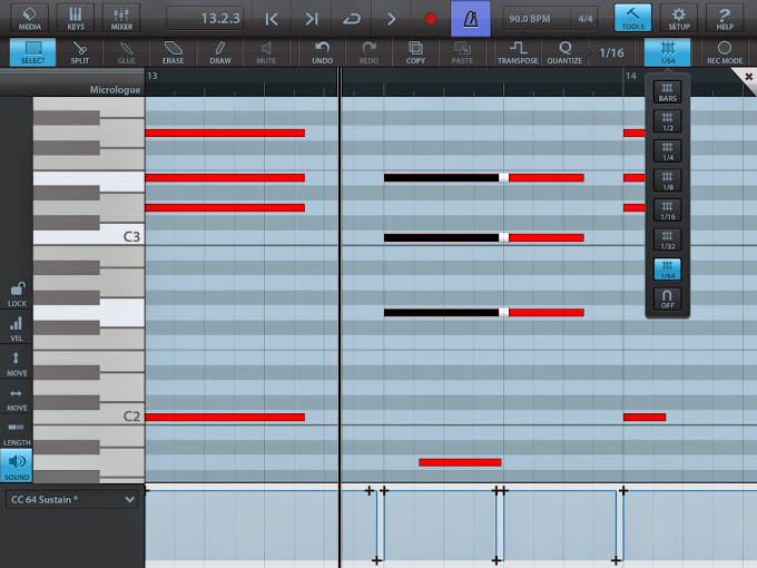 Midi editor