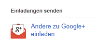Google+ Einladung