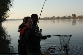 Louise's first ever fish