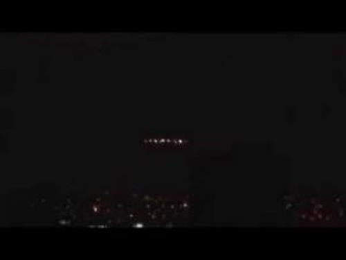 V Shaped Ufo With Multi Colored Lights Spotted Over Cleveland Texas