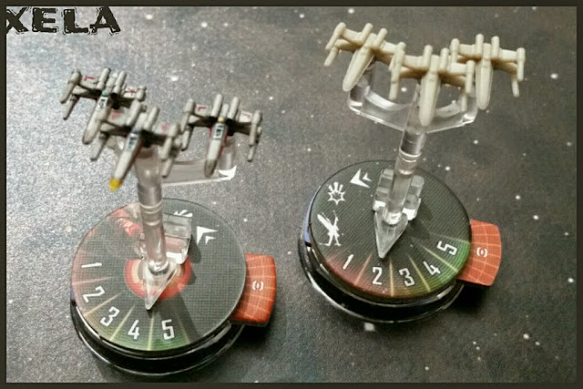 X-Wings del Star Wars Armada pintados por Xela y no pintados X-Wings del Star Wars Armada pintados por Xela y no pintados