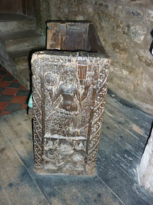 Carving on the Mermaid Chair