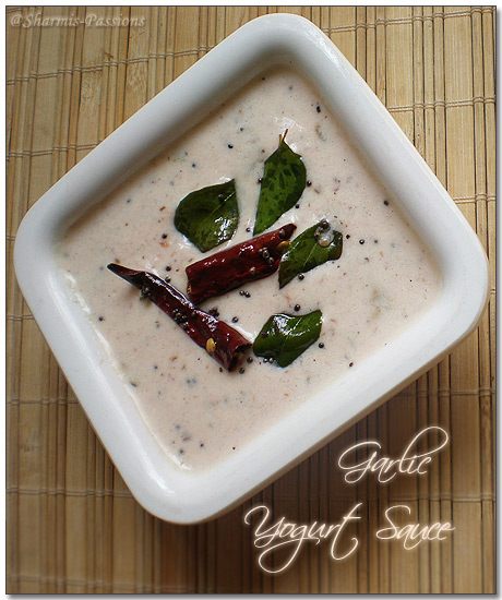 Garlic Yogurt Sauce Garlic Yogurt Sauce