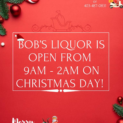 Bob's Liquor Beer & Wine Store logo
