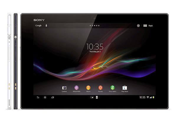 Sony Xperia Tablet Z is the world's thinnest and lightest water resistant tablet