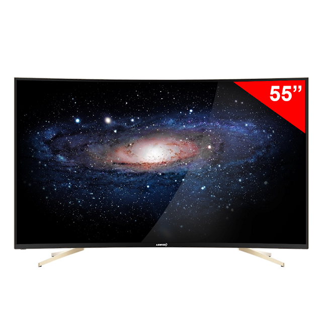 Smart tivi Màn hình cong 4K ASANZO SU55S6 