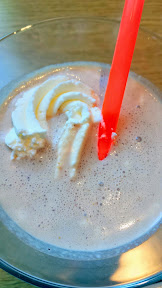 Pacific Pie NW 23rd Avenue Bloggers Event - Pie Shakes! The amazing Pacific Pie pies + ice cream make milkshake heaven. This is their chocolate bourbon hazelnut pie shake - you can even spike it with bourbon or rum!