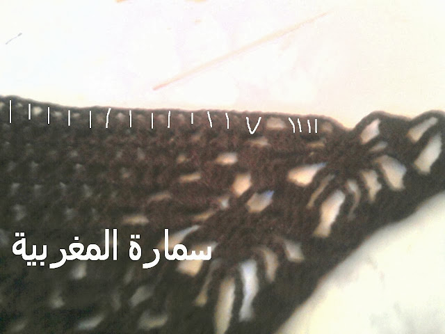 ورشة شال بغرزة العنكبوت لعيون الغالية سلمى سعيد Photo6934