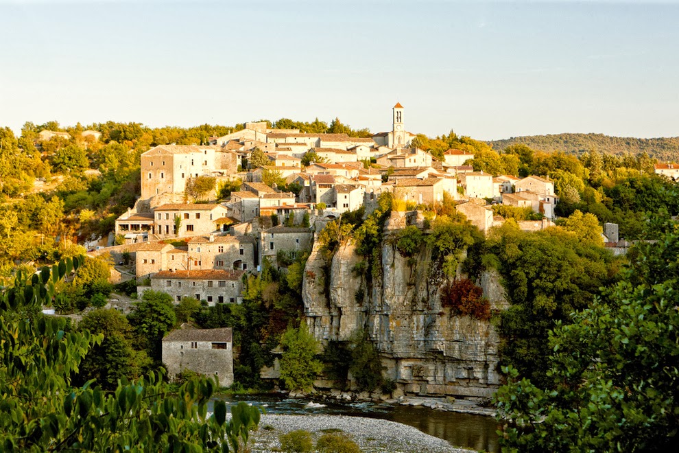 The village of Balazuc, Rhône-Alpes