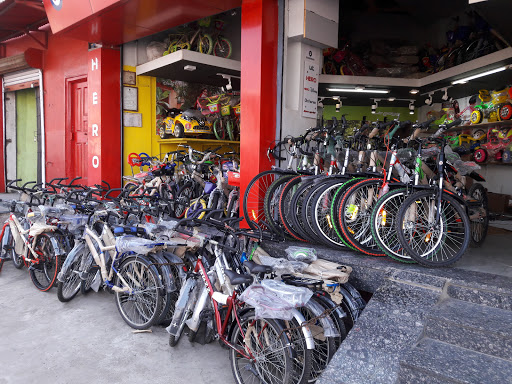 Punjab Cycle Stores, G.E, Azad Chowk Rd, Tatyapara, Raipur, Chhattisgarh 492001, India, Sporting_Goods_Shop, state WB