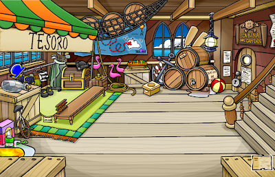Club Penguin Rooms: The Ship Hold