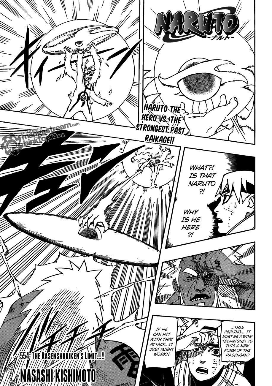 Naruto Shippuden Manga Chapter 554 - Image 01