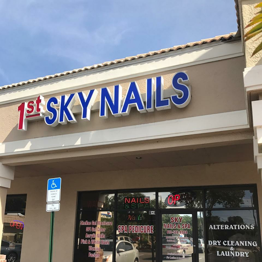 1st Sky Nails & Spa logo