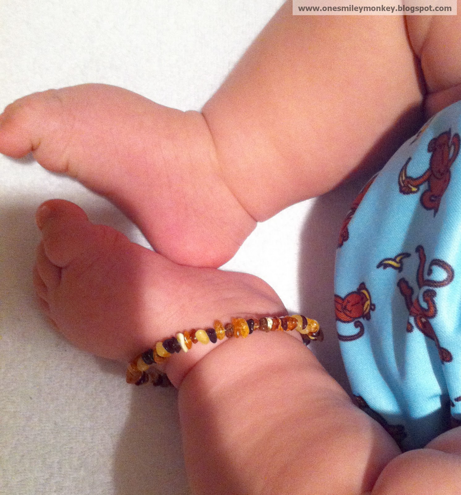 Baltic Amber Teething Anklet Review *CLOSED Giveaway* - OneSmileyMonkey.com