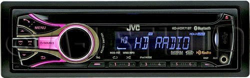  JVC KD-HDR71BT CD Receiver, Bluetooth, HD Radio, SAT Radio Ready, Dual USB, Works with Pandora