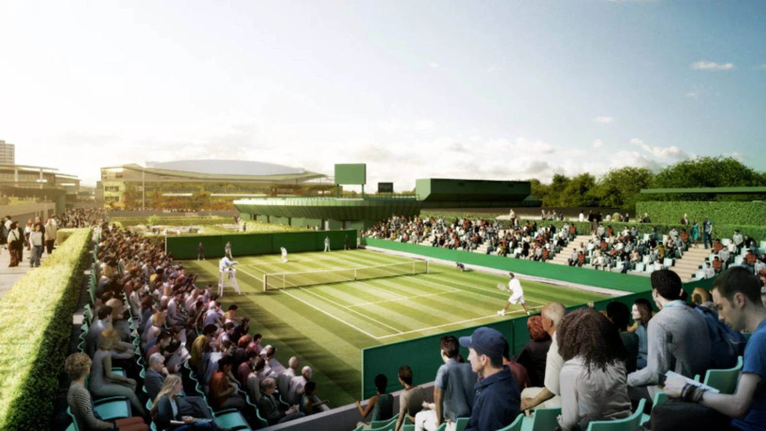 Wimbledon Master Plan by Grimshaw Architects