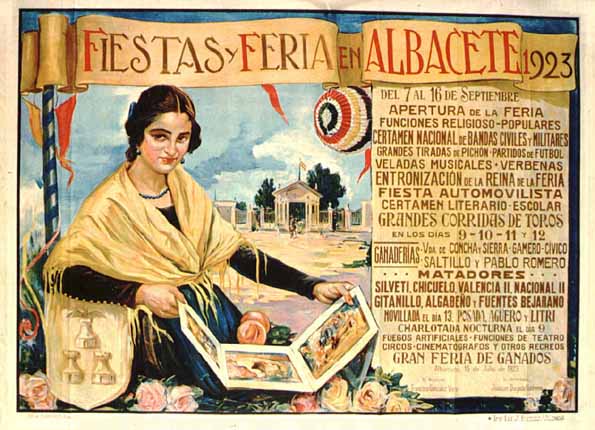 Cartel Feria Albacete 1923