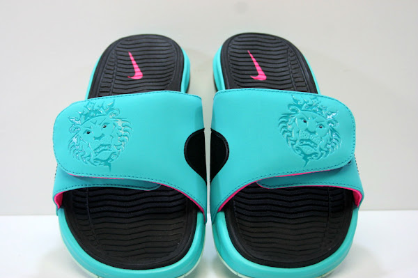 Nike LeBron Air Slide 8220South Beach8221 Available at Eastbay