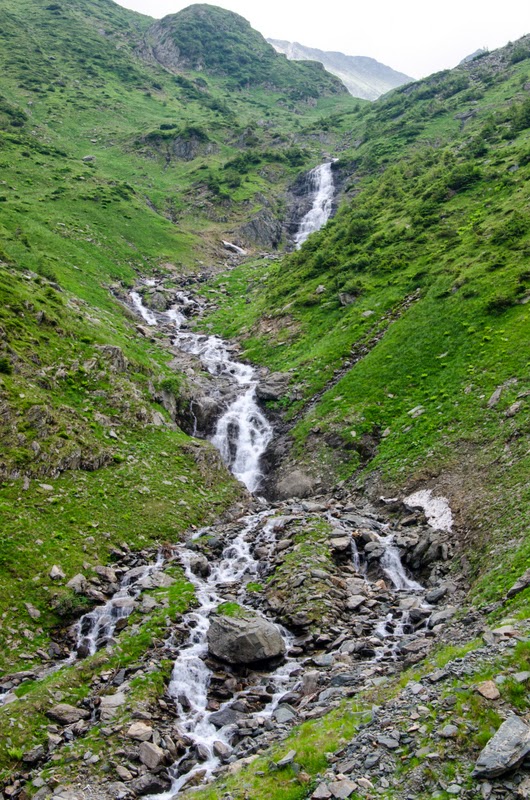 Parte din cascada din Valea Ucea Mare