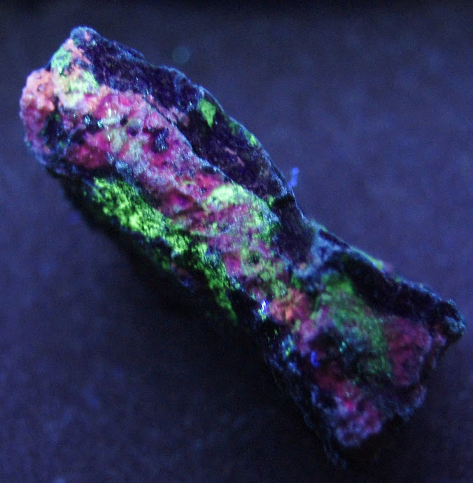 Colección de Minerales Fluorescentes - Página 2 Pech-Blenda+%252C+Alemania%252C+UVc.