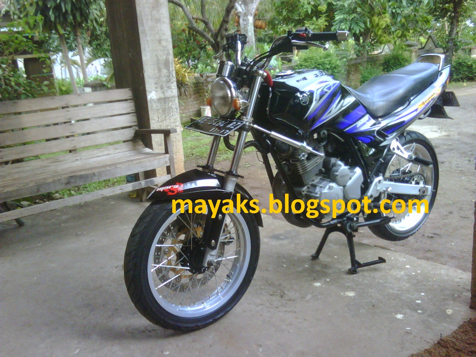 Kumpulan Aksesoris Modifikasi Motor Yamaha Scorpio Terbaru Pecinta