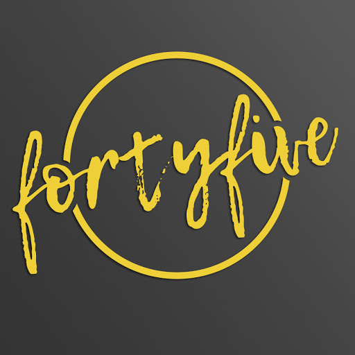 FortyFive Vinyl Café logo
