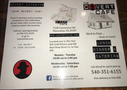Restaurant «Covert Cafe», reviews and photos, 7168 Lineweaver Rd, Warrenton, VA 20187, USA
