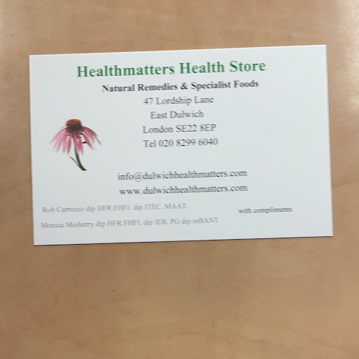 Healthmatters Health Store logo