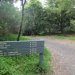 Sign next to Boundary Rd Fire Trail (78190)