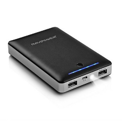 RAVPower 3rd Gen Deluxe External Battery Portable Dual USB Charger 4.5A Output Power Bank - 15000mAh - image