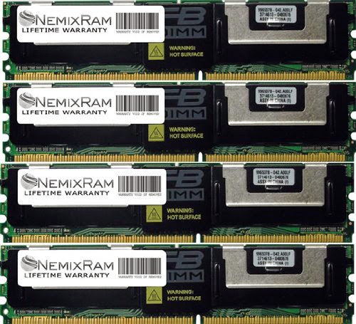  8GB (4X2GB) DDR2 NEMIX RAM Memory for HP Workstation xw6400 xw6600 xw8400 DDR2 667MHz FBDIMM
