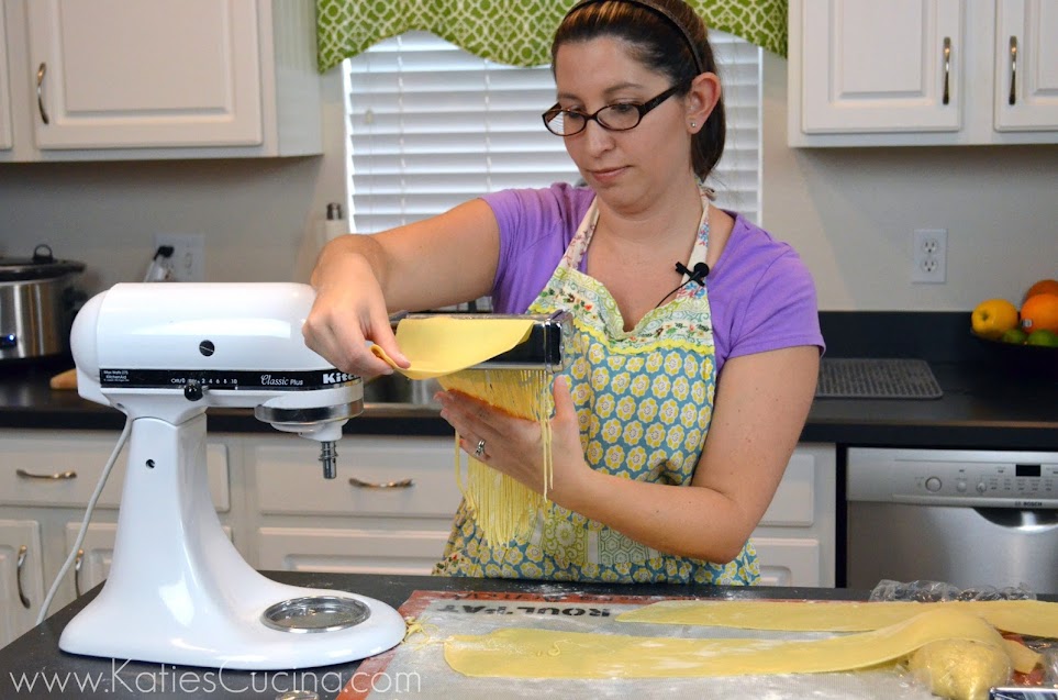 How to Make Spaghetti with KitchenAid® via KatiesCucina.com
