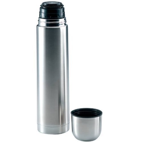 LebernaTM 34 Ounce Stainless Steel Vacuum Insulated Briefcase Bottle Hot & Cold Beverage
