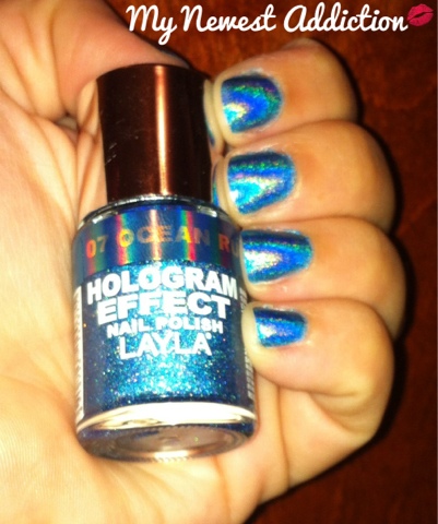 Layla Hologram Effect Nail Polish In Ocean Rush My Newest Addiction I Don T Have Much New To Say In Comparison The Last Post Made About Flash Back Same Formula Everything