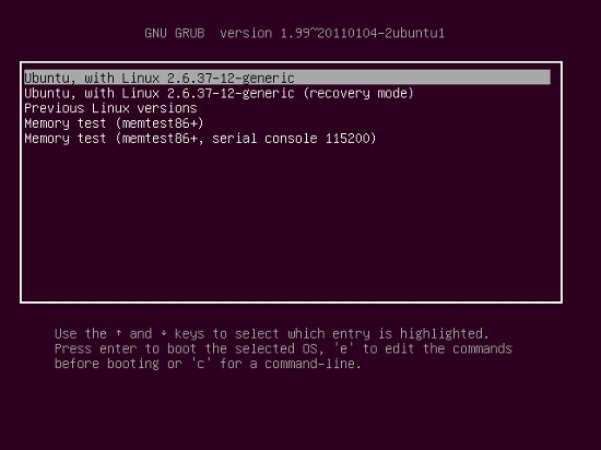 Ubuntu 11.10: Problems with the boot loader? Here's how to solve ...