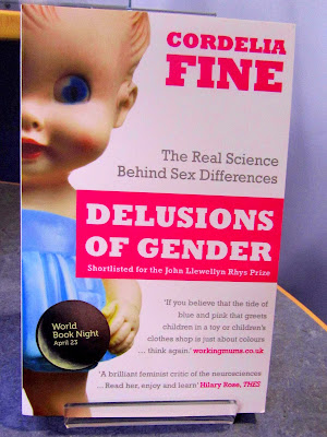 Delusions of Gender by Cordelia Fine with World Book Night sticker