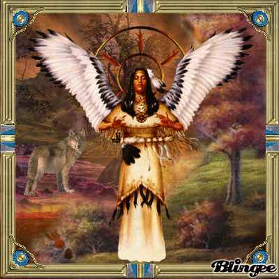 A Native American Angel by Dorin 