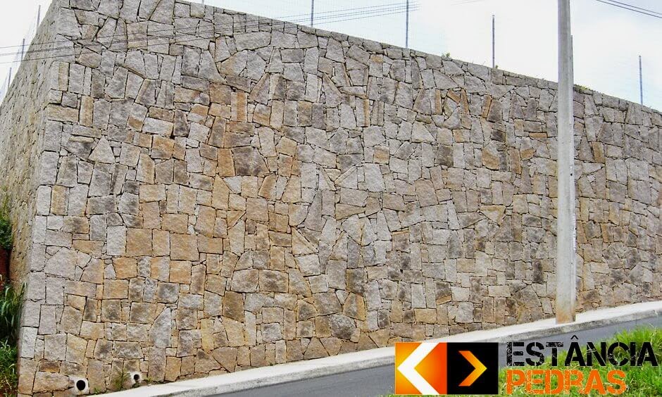 Muro de Pedra Rachão  Pedras Direto da Pedreira