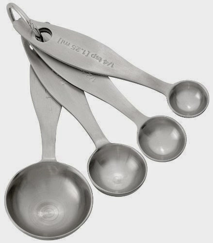 HIC Brands that Cook Essentials Stainless Steel Professional Edge Measuring Spoons, 4-Piece Set