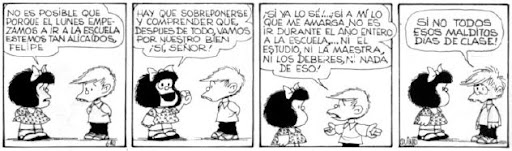 mafalda y felipe: la vuelta al cole