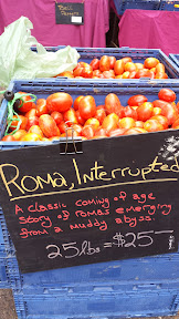 Portland Farmers Market at PSU, Roma Tomatoes Interrupted