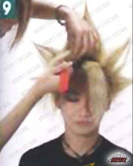 Como hacer peinado antigravitatorio  Peinarse+como+YugiOh+o+Goku+09