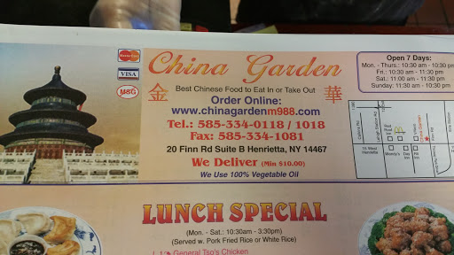 Chinese Restaurant «China Garden Restaurant», reviews and photos, 20 Finn Road B, Henrietta, NY 14467, USA