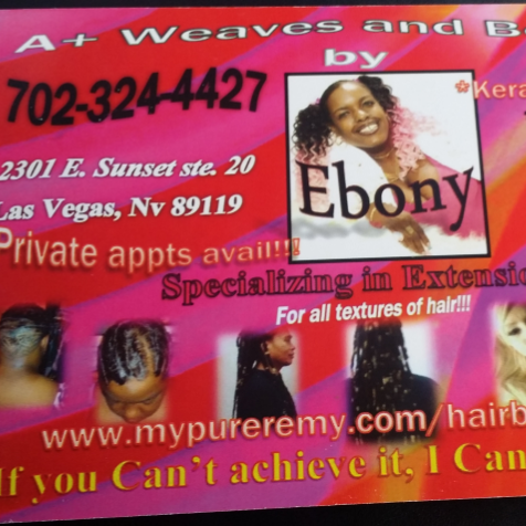 A+ Hair Weaves & Beauty by Ebony logo