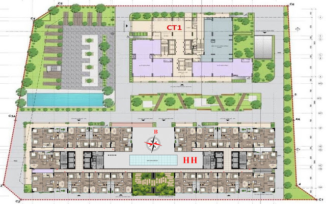 Mặt bằng thiết kế Chung cư 43 Phạm Văn Đồng - Tòa HH Mặt bằng thiết kế Chung cư 43 Phạm Văn Đồng - Tòa HH