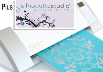  Silhouette CAMEO Electronic Cutting Tool with Silhouette Studio Designer Edition Software