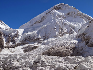 Icefall descendant de l'Everest